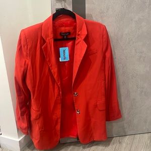red blazer